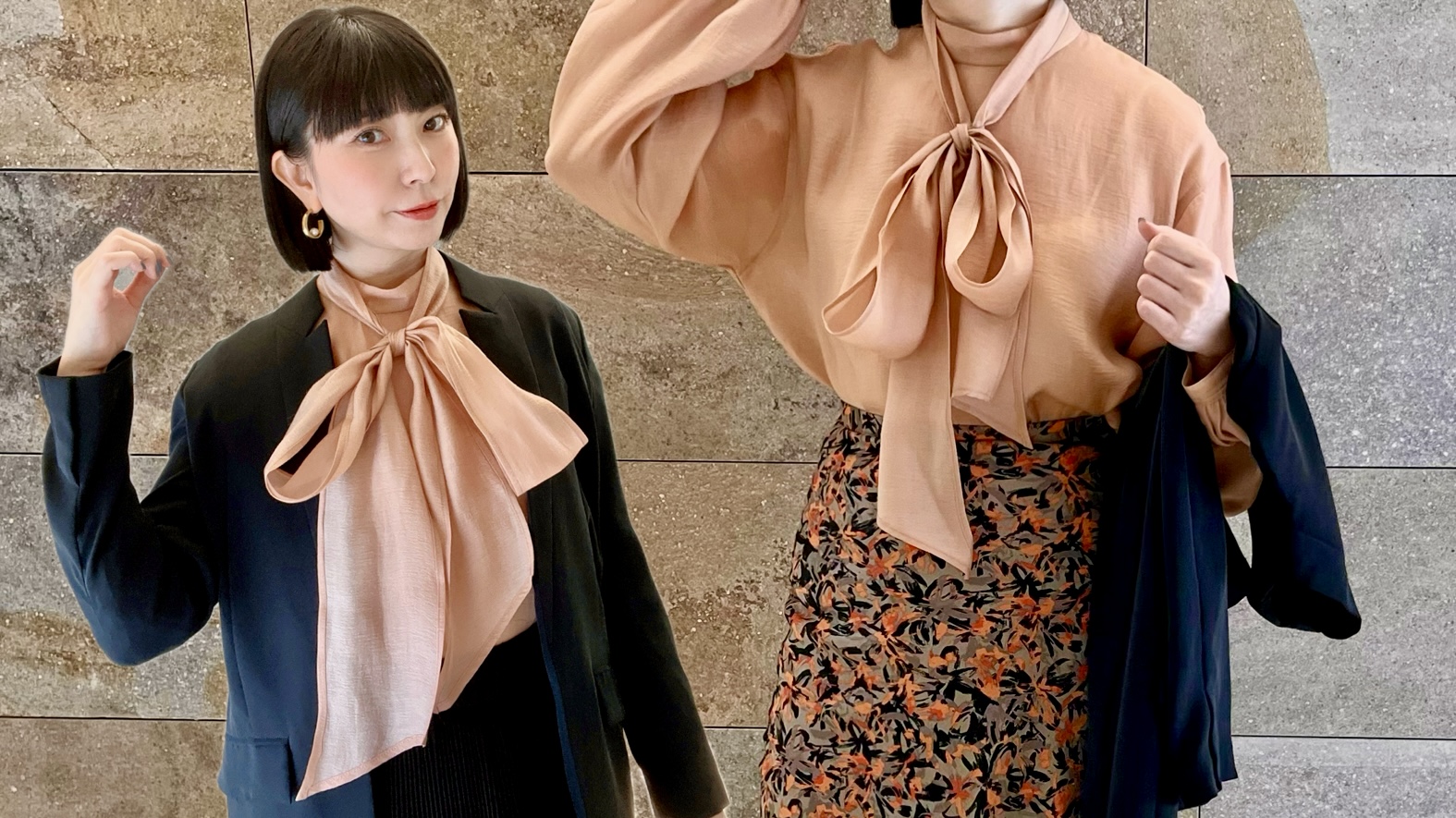 「卒入学式に何着る問題」ハレの日以外にも着回せるのがいい！便利でかっこかわいい“リボンブラウス”