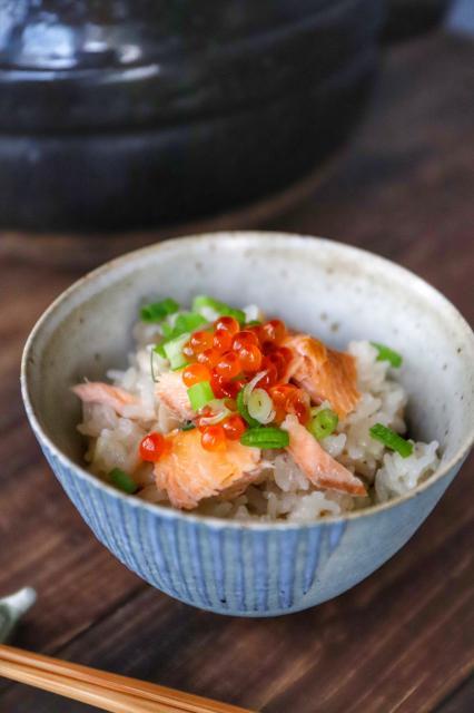 秋鮭　炊き込みご飯　レシピ