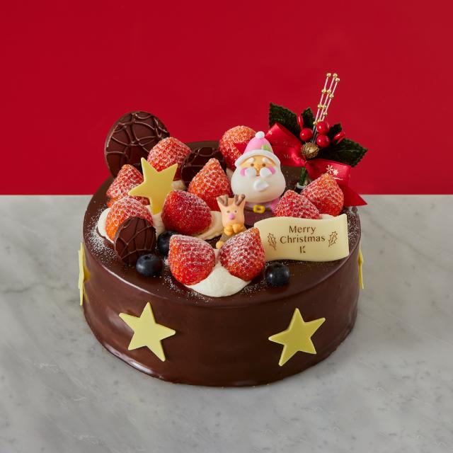 クリスマス　チョコレートケーキ