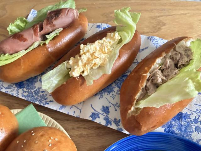 ウインナードッグ　たまごドッグ　ツナドッグ