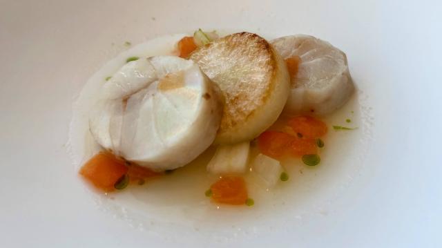 真鱈のスチーム　インターコンチネンタル札幌　ランチ