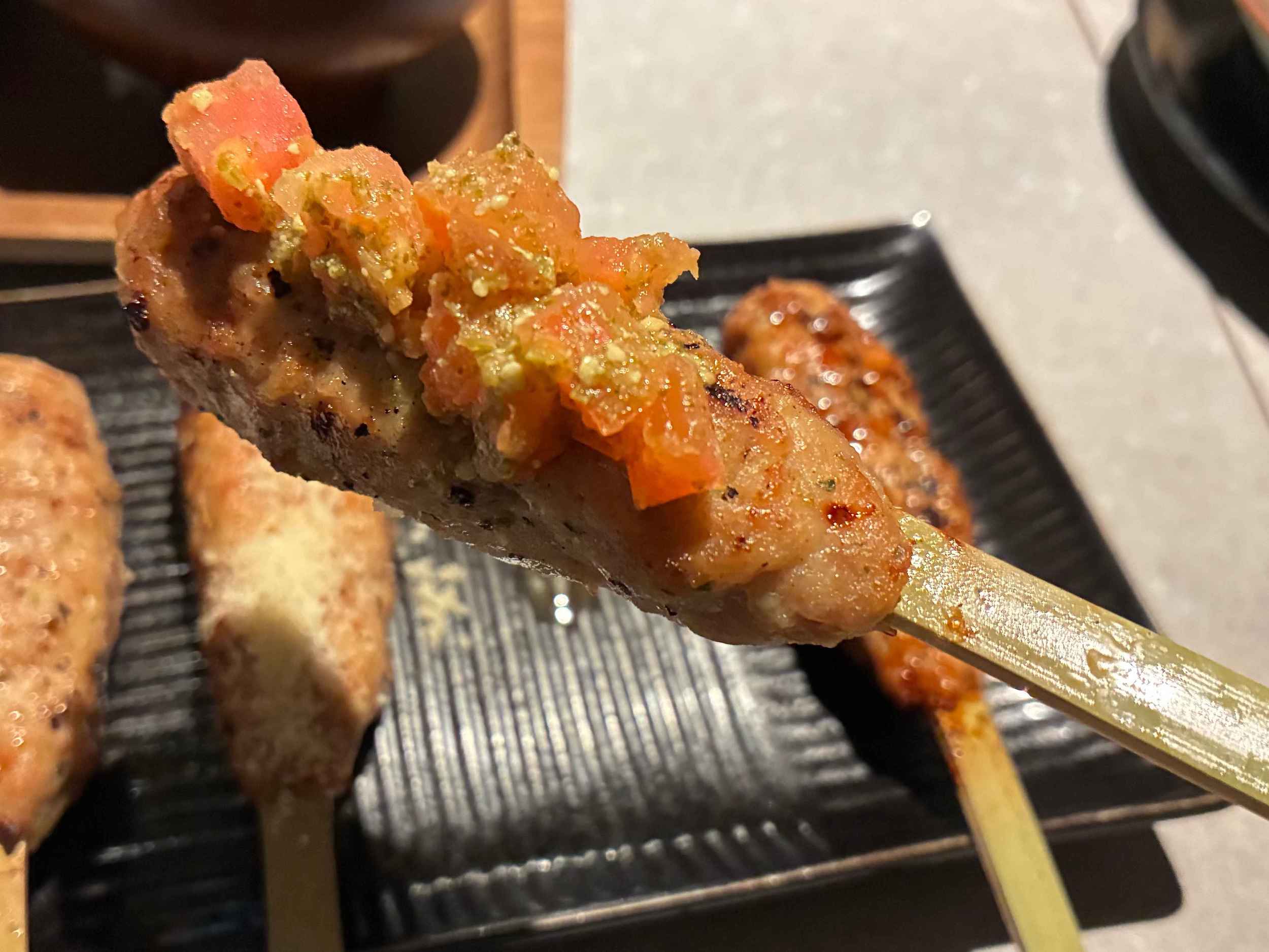 トマトバジルつくね