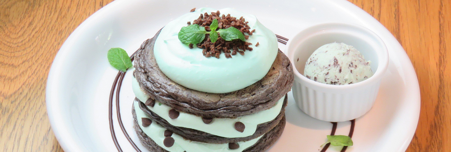 Sasaru Very Fancy 札幌の期間限定 チョコミントパンケーキ