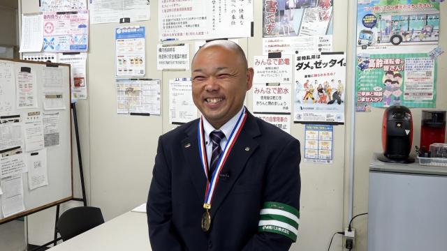 道南バス株式会社 札幌営業所ドライバーの相澤健志さん