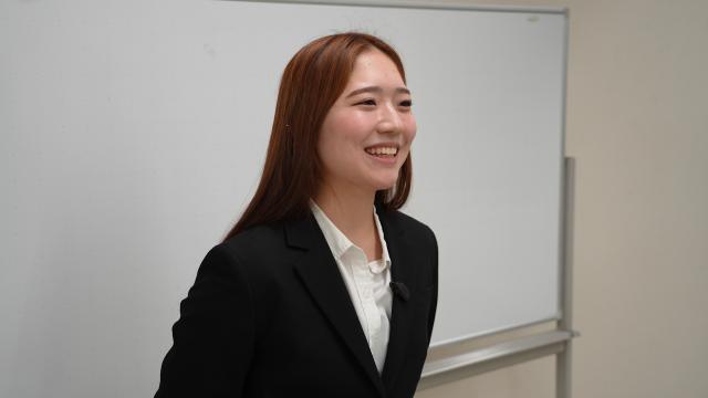 大学生ボランティア講師　田保彩花さん
