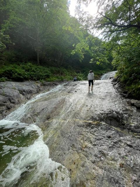 カムイワッカ1の滝