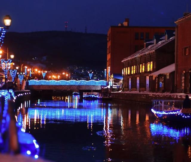 小樽　ゆき物語　青の運河
