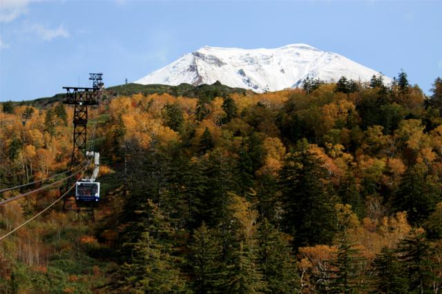 大雪山 旭岳　紅葉　ロープウェイ