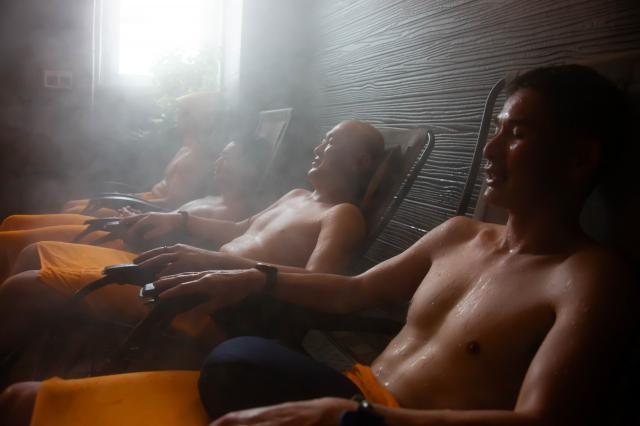 SPA & SAUNA オスパー　外気浴