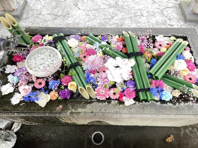札幌護国神社 花手水