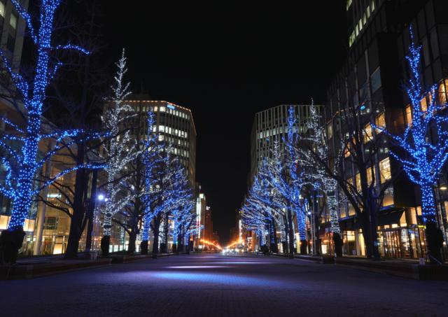 さっぽろホワイトイルミネーション札幌市北3条広場