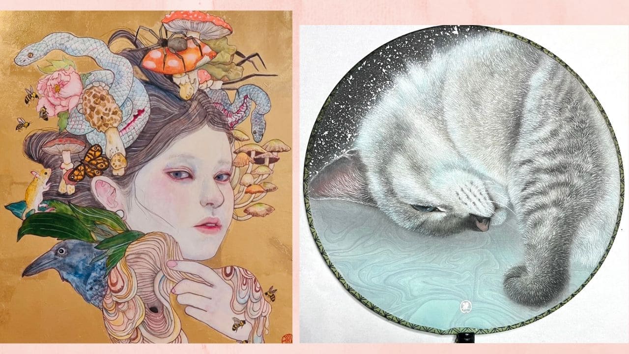 大丸札幌店8階 美術画廊がおもしろい！北海道出身の日本画家による心揺さぶる作品を自由に感じて【大泉沙知・谷地元麗子2人展】