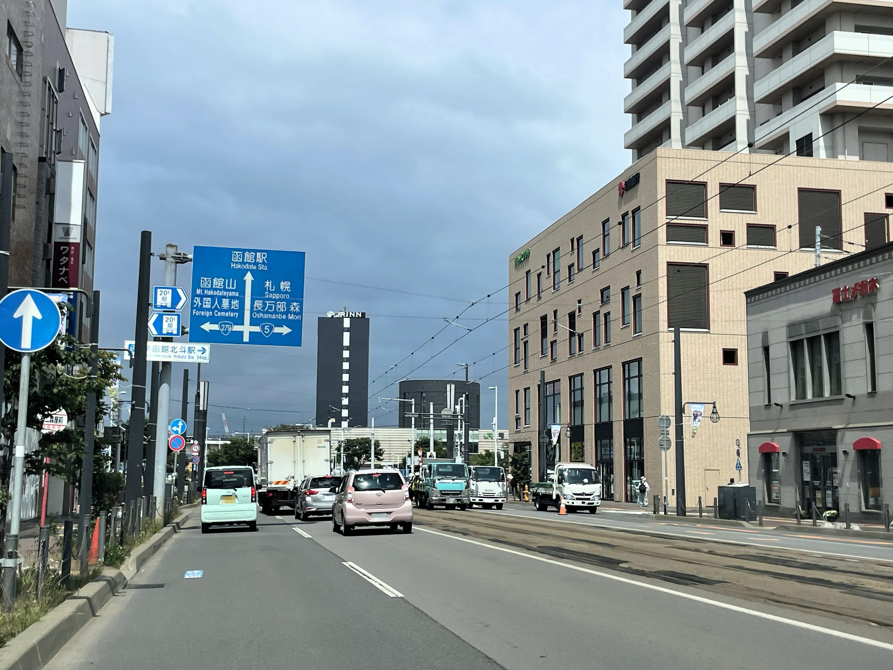 露店が並ぶ予定の場所